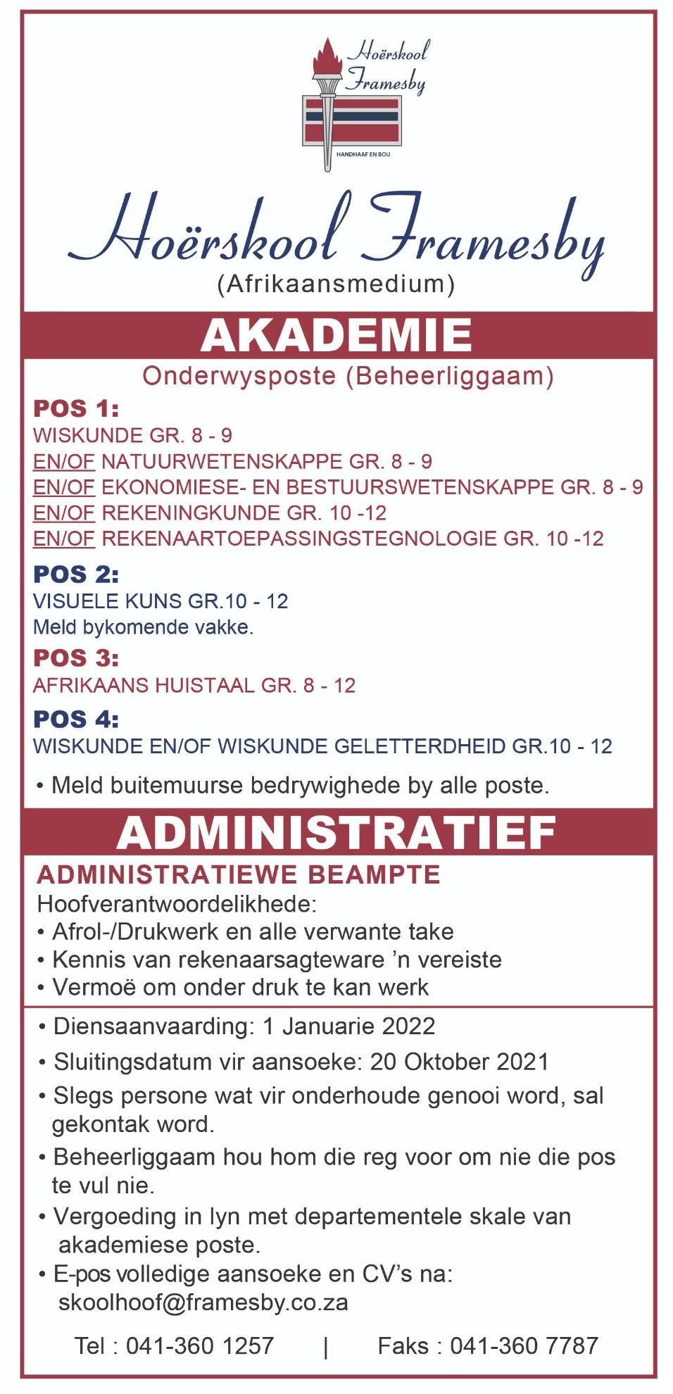 Vakante-poste Vakante-poste